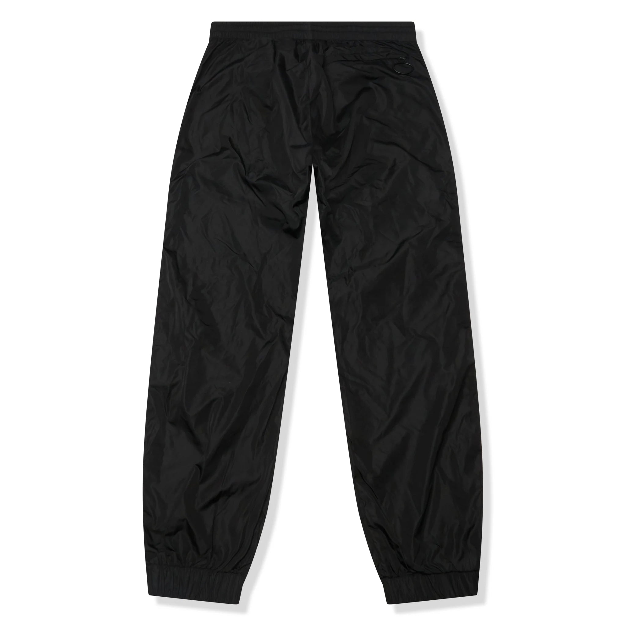 Back view of Preloved - Off-White Nylon Side Stripe Black Yellow Track Pants